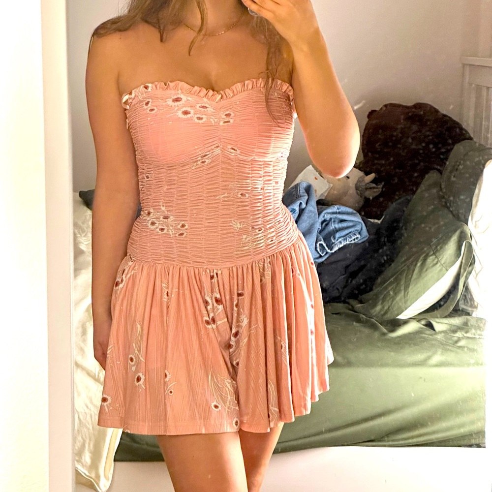 BNWT Snidel Pink Floral Romper